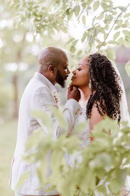 April and Orrie's outdoor elopement.