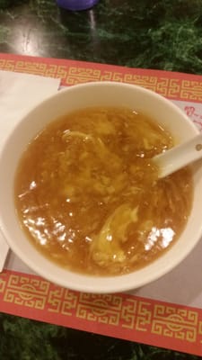 Chicken egg drop soup