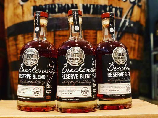 Introducing Breckenridge Reserve Blend made only for DTC Wine & Spirits!