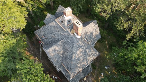 30 sq 12/12 Victorian home roof replacement.