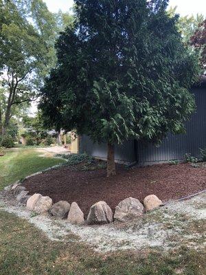 Decorative Boulder Wall (?)