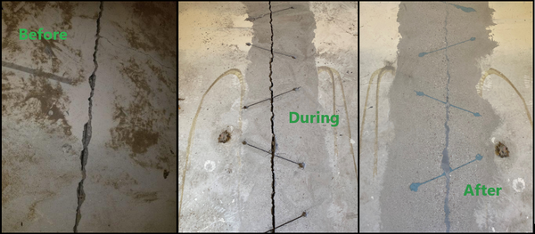 slab crack repair