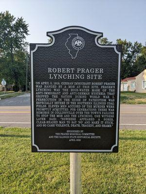 Robert Prager Lynching Site, Collinsville