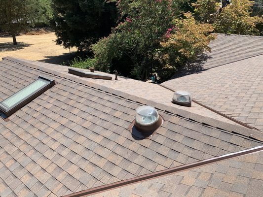 Reroof project in Elk Grove, CA.