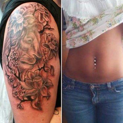 Custom Tattoos and Body Piercings