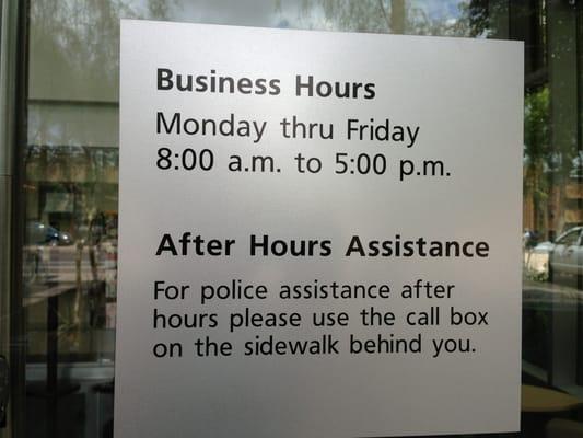 Business hours