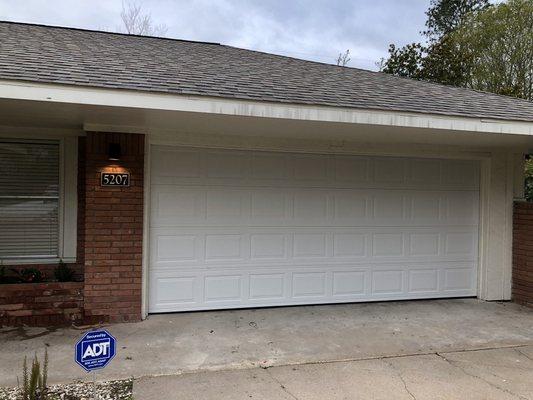 Garage door install