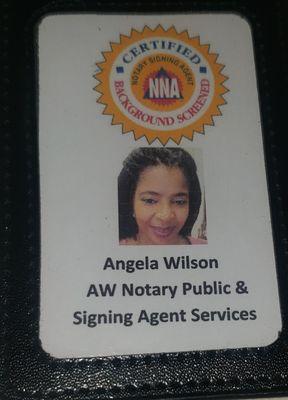 AW NOTARY SIGNING AGENT SERVICES