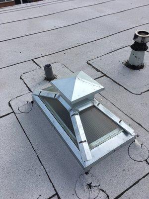 Custom skylight replacement