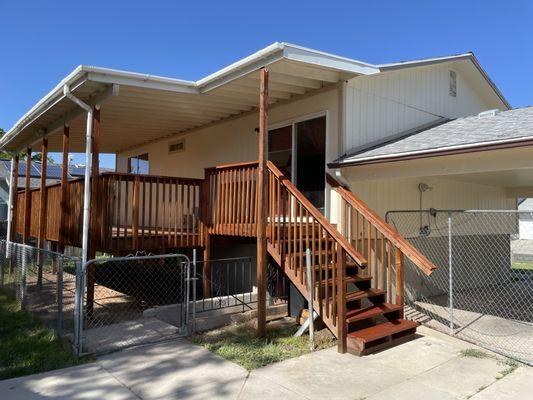 Exterior paint & deck stain