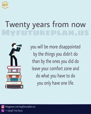 MY FUTURE PLAN US
 Do you want to change your life?
 Do you have a high income?
 Just contact us at: (949) 774-6444