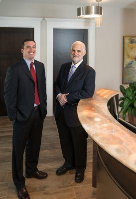 Right:  CEO, Jim Hitt; Left:  Senior VP, Sean McKay