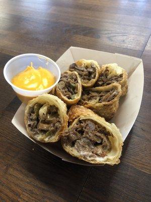 Steak eggrolls