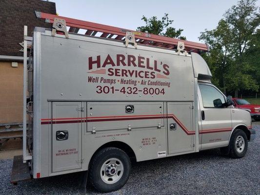 One of our install vehicles driven by Bub.