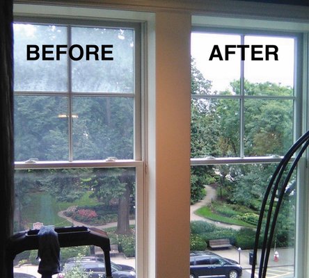 Window Cleaning: Before & After