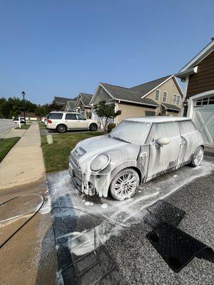 Exterior wash