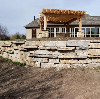 Natural limestone retaining walls nail that rustic aesthetic you've been wanting