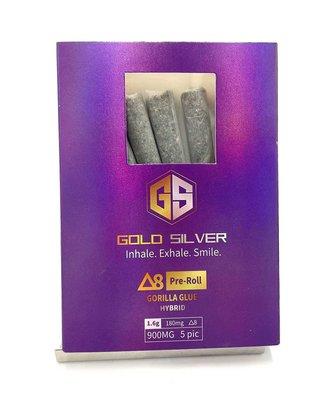 Gold Silver Delta 8 Pre-Rolls