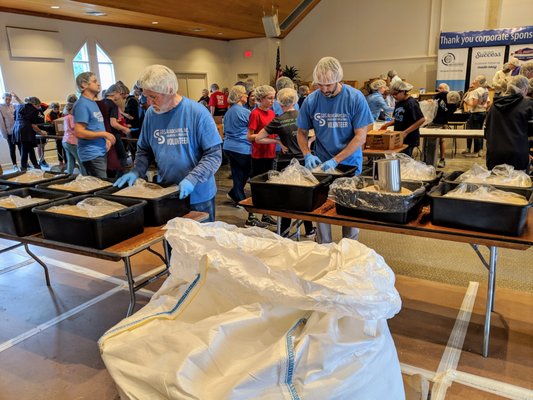 Grace Community Church MobilePack event in Marietta, Georgia on March 1, 2019. gracemobilepack.org