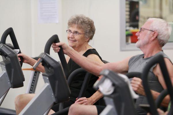 The Mattoon Y Wellness Center offers a variety of equipment and is welcoming to all ages..  Ask the staff for a consultation.