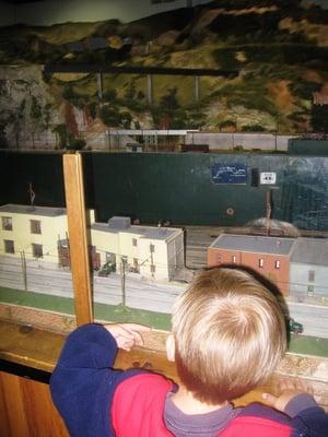 Watching the model trains