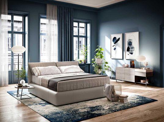 Orbitale leather bed Natuzzi in San Diego