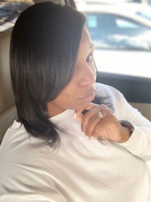 Silk press done by Trena