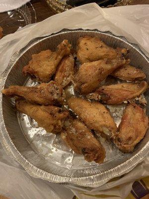 Literally just Deep fried wings with no flavor. This was almost $20 ‍