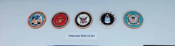 Veterans Art Wall. We need to add more