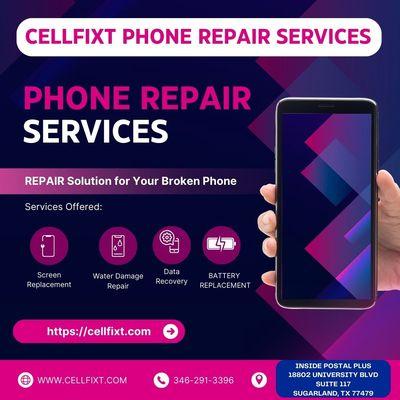 "Revive your device! Our expert phone repair service brings your gadgets back to life, faster than you can say 'text me back!'  #PhoneRe