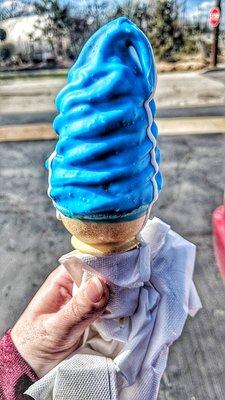 Blueberry Dip Top Soft Serve