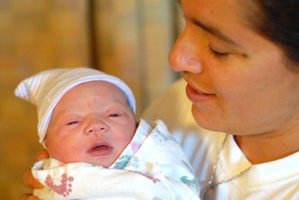 Eva with a new Baby