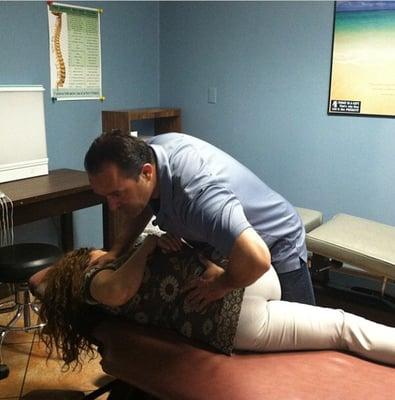 LOWER BACK ADJUSTMENT, OUR PATIENTS SAY OUR ADJUSTMENTS ARE THE BEST EVER, THANX!