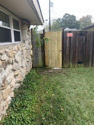 Privacy Gate repair/replacement