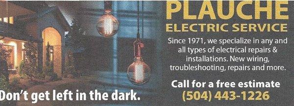 Plauche Electric Service