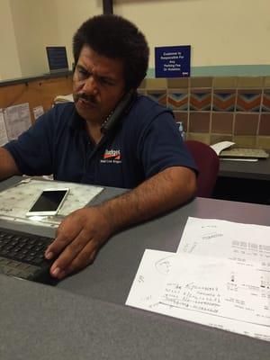 This guy right here gives the WORST customer service