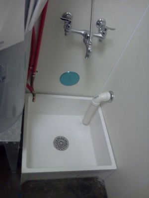 Mop Sink and Specialty Faucet replaced at a Hospice