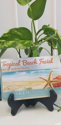 Tropical Beach Facial. Book today.