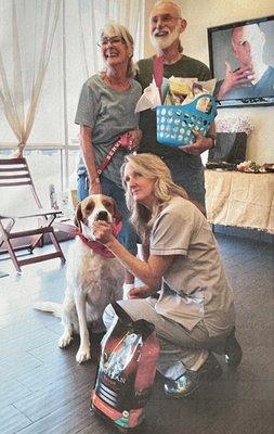 Dr Russo with Madison & her happy parents