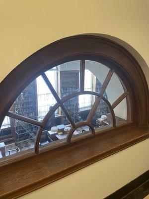 Window to library