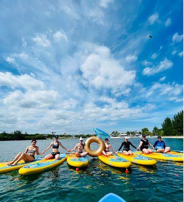 Turquoise Floating Yoga