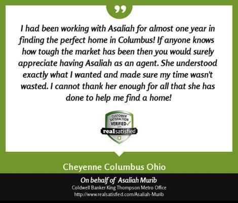 Happy New Home owner! Thank you Cheyenne!