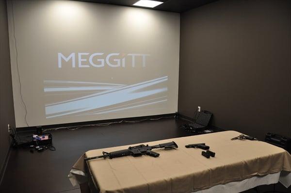 The only firearms training facility in the Carolinas offering the Meggitt simulator