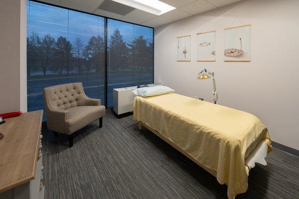 Treatment room - very clean, comfortable with privacy