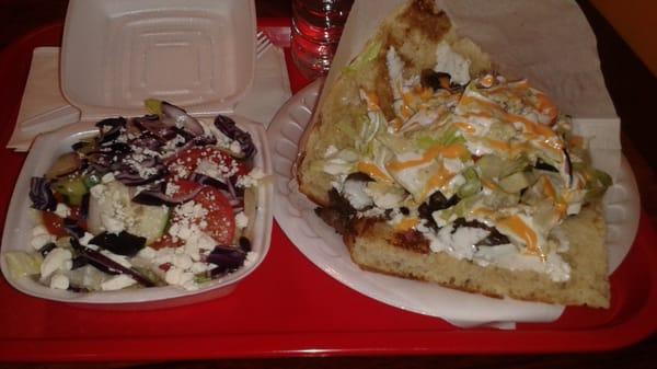 Doner Kebab plus salad