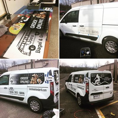 Take a little ride on the vinyl side. We make strong custom vinyl lettering and custom decals for cars, trucks and all service vehicles.