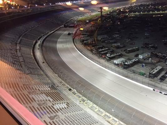 This is the view from the top ballroom.