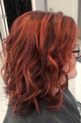 Beautiful #redken red #redkensalon