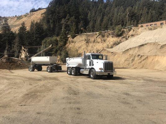 Hauling Rock from Felton Quarry