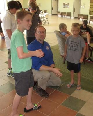 Students at Ava White Academy presented the Northeast Ga. History Center with "kid friendly" materials like scavenger hunts a...